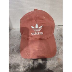 Adidas Women's Adjustable‎ Strap Back White Logo Pink RN#90288 OSFW